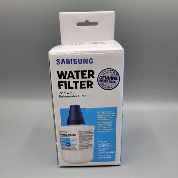 Samsung Water Filter DA29-00003G Ice & Water Refrigerator Genuine 1 PACK SEALED - Picture 3 of 11